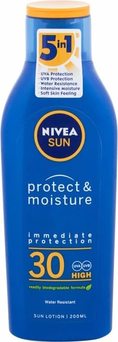Losion trupi për diell Nivea Sun Protect & Moisture SPF30, 200ml