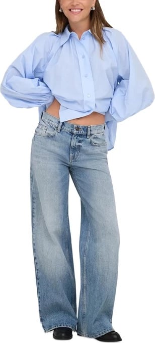 Pantallona xhinse Only femra, blu