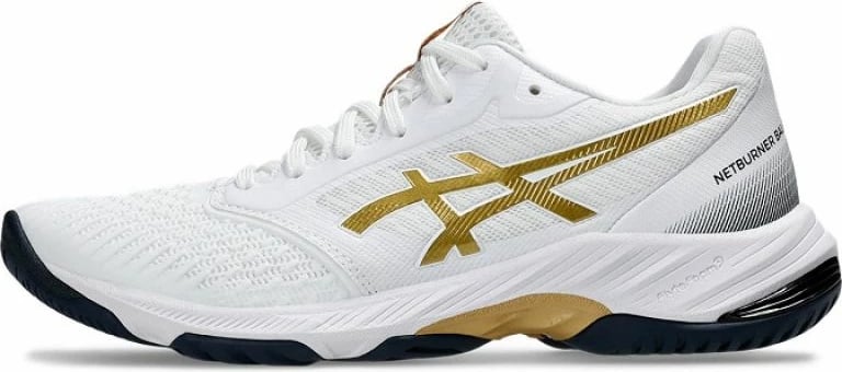 Atlete për femra Asics, të bardha dhe të arta