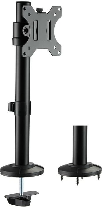 Mbajtës monitori për tavolinë, LogiLink BP0108, 17-32 inch, çelik, VESA 75x75/100x100, ngarkesë 8 kg, i zi