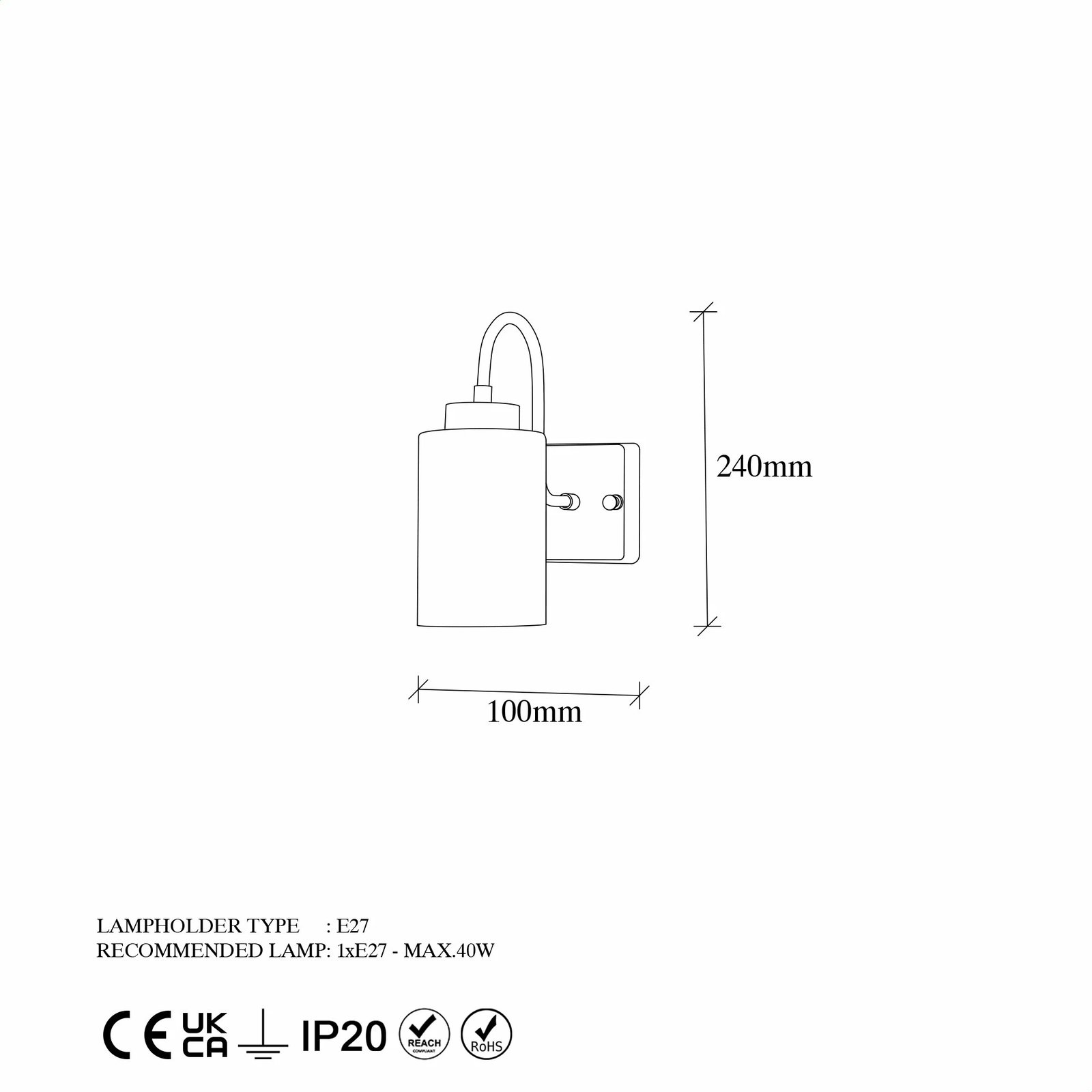 Llambë muri Opviq, Duzsuz - 13141, ngjyrë ari