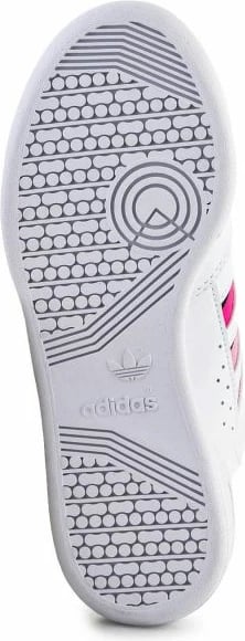Atlete për vajza adidas Continental 80 Stripes, të bardha