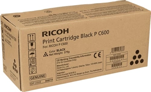 Toner, Ricoh, P C600 (408314), 17000 faqe, i zi