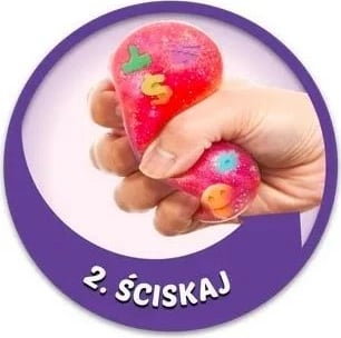 Set krijimi topash antistres Cobi Fabryka Gniotków CHA-07715, 3 copë, multicolor