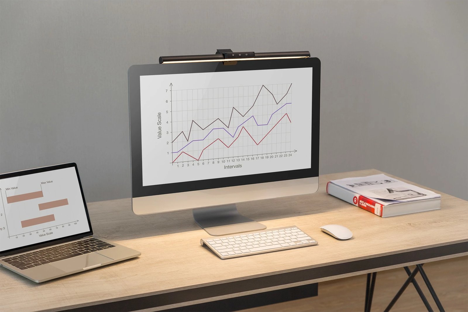 Llambë LED për monitor Digitus, 5W, 250lm, me kapëse, e zezë