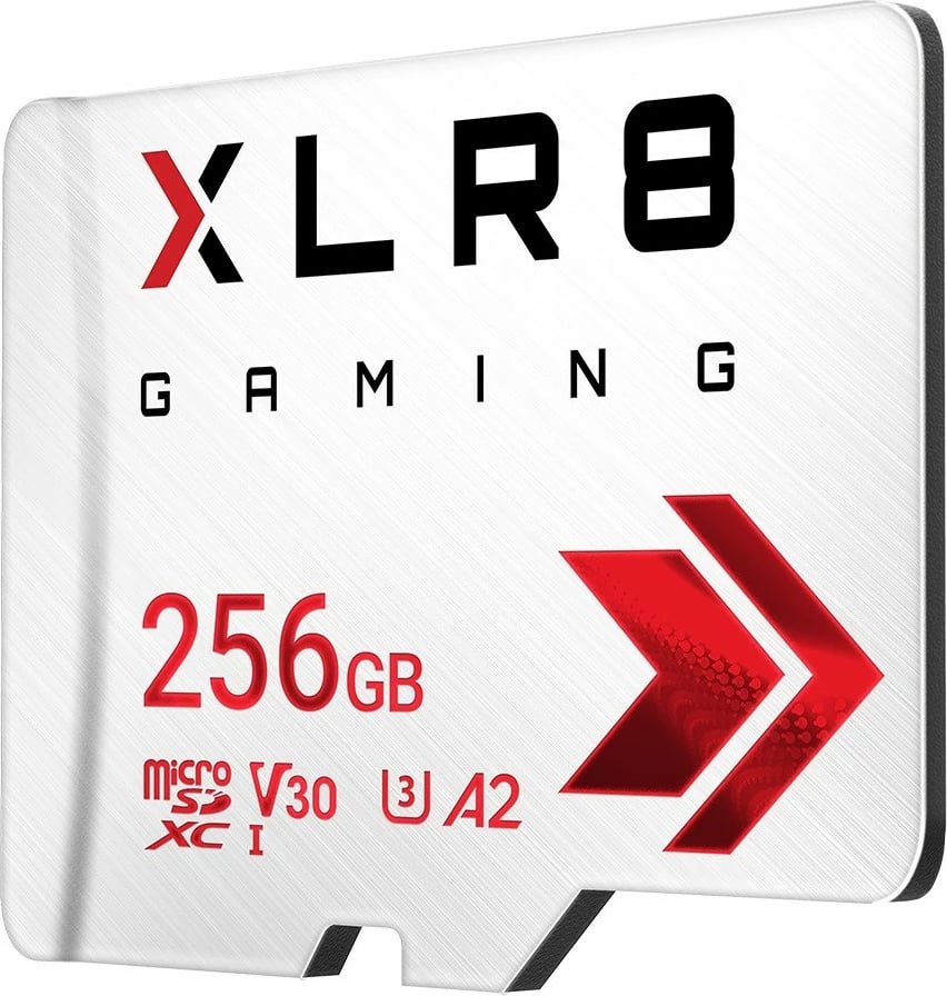 Kartelë memorie microSDXC PNY XLR8 Gaming 256GB, e bardhë