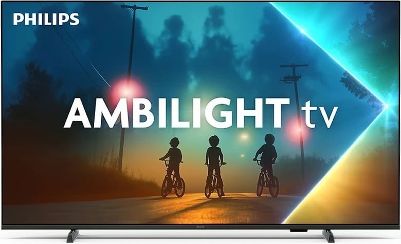 Televizor LED, Philips, 55PUS8100/12, 55", 4K UHD, Ambilight, Google TV, Dolby Atmos, HDR10+, Bluetooth