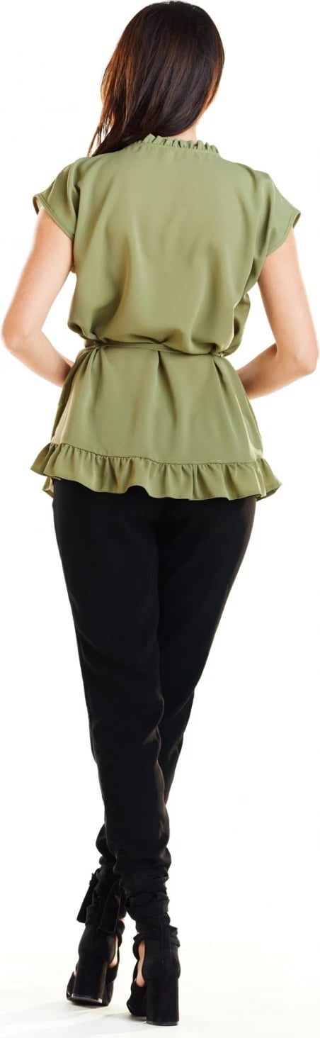 Bluzë për femra awama model 129954, e gjelbër