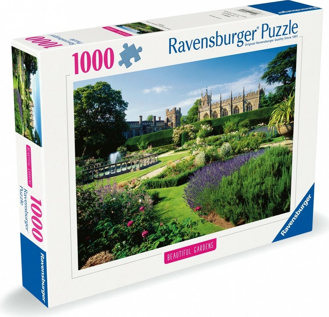 Puzzle Ravensburger Queen's Garden of England, 1000 pjesë, 70x50 cm