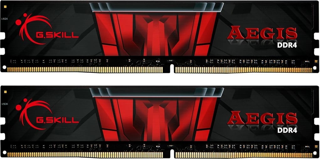 RAM Memorje G.Skill Aegis F4-3200C16D-16GIS, 16 GB, 2 x 8 GB, DDR4, 3200 MHz, 288-pin DIMM