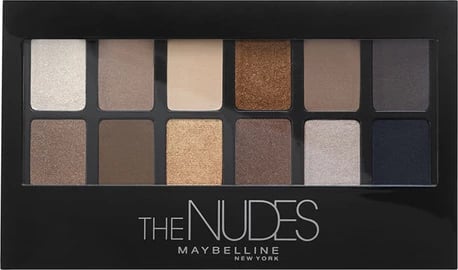 Paletë për sy Maybelline The Nudes 01 unisex ngjyrë nude
