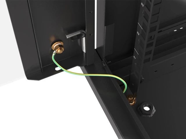 Kasë RACK LANBERG WF01-6606-10B, 6U, me derë xhami