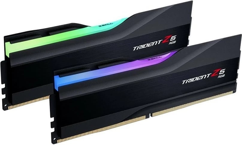 RAM memorje G.SKILL Trident Z5 RGB, 64GB (2x32GB), DDR5, 6000MHz, CL36, e zezë