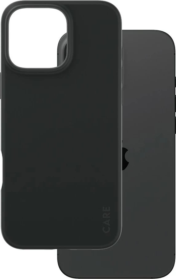 Mbështjellës PanzerGlass CARE Case Fashion për iPhone 16 Pro Max, silikon, i zi