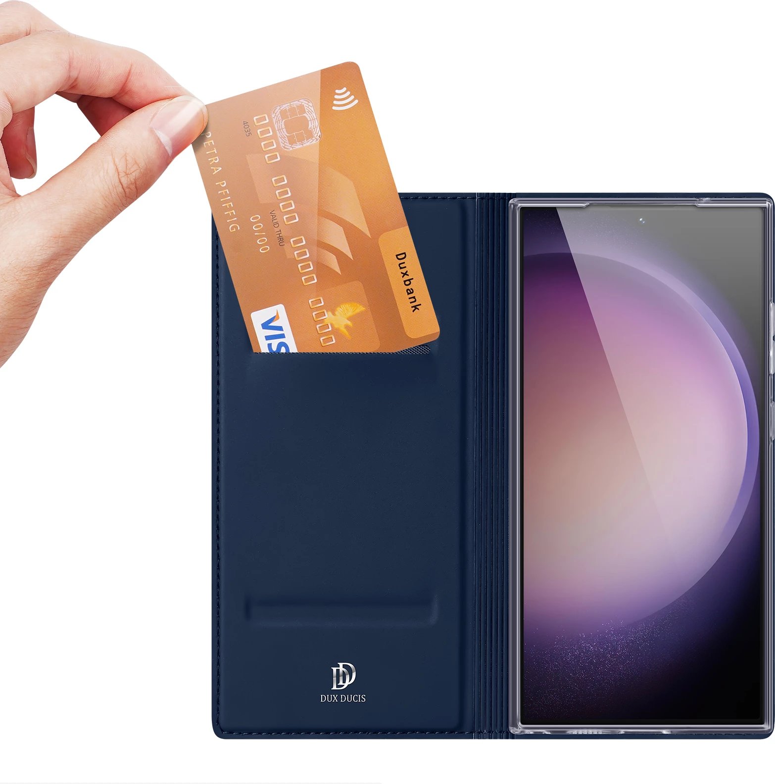 Mbështjellës Dux Ducis Skin Pro për Samsung Galaxy S24 Ultra, kaltër