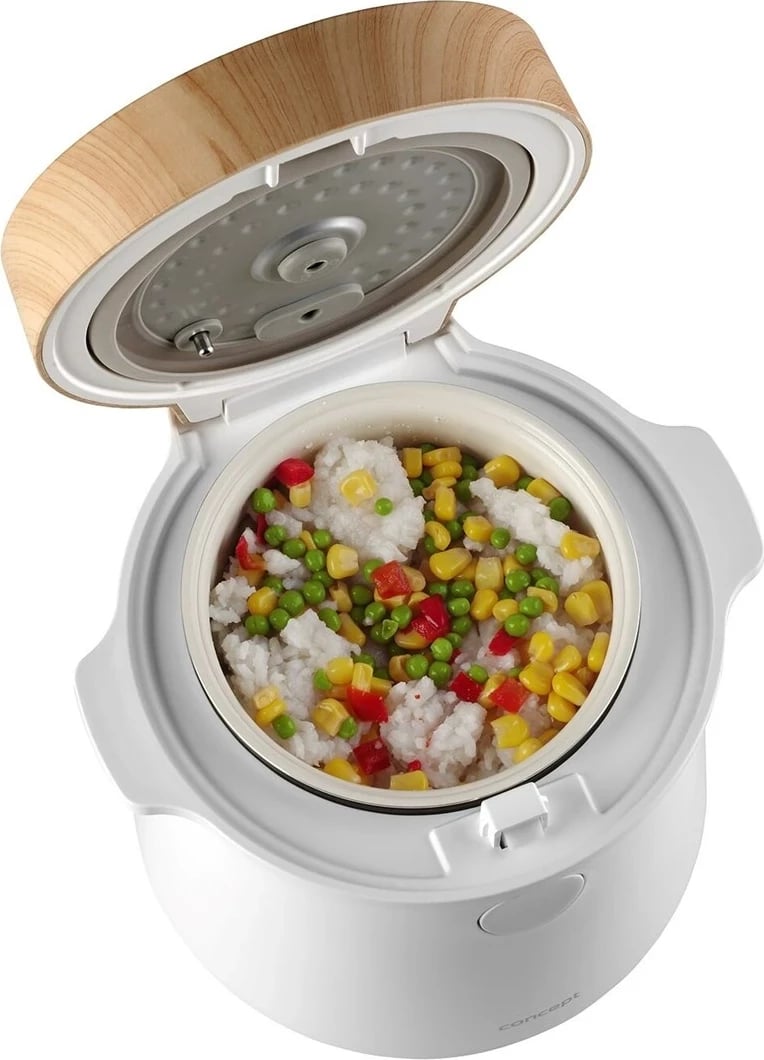 Tenxhere orizi Concept RE3030, 1.5 L, 315-380 W, Bardhë