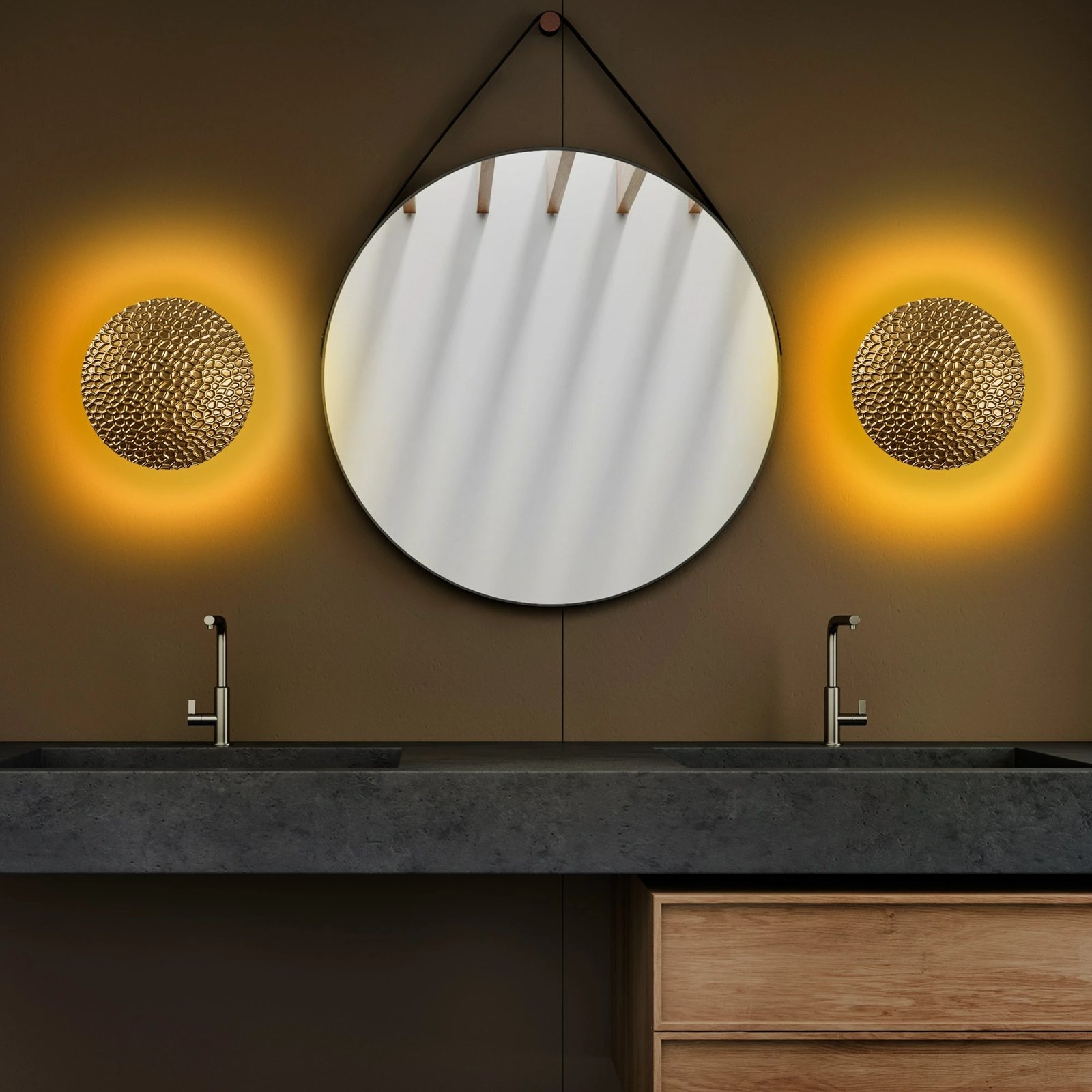 Llambë muri Opviq, Yosma-13645, ngjyrë ari