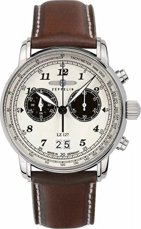 Orë dore për meshkuj Zeppelin, kafe