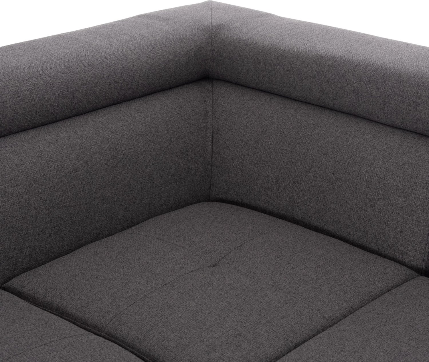 Kënd-sofë me hapësirë për depo, Encore FH3301.01L, material gri, 285x205x90cm