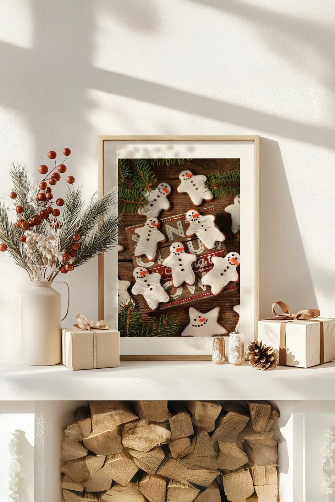 Pikturë dekorative me kornizë, shumëngjyrëshe, Nwyearsngmdl84