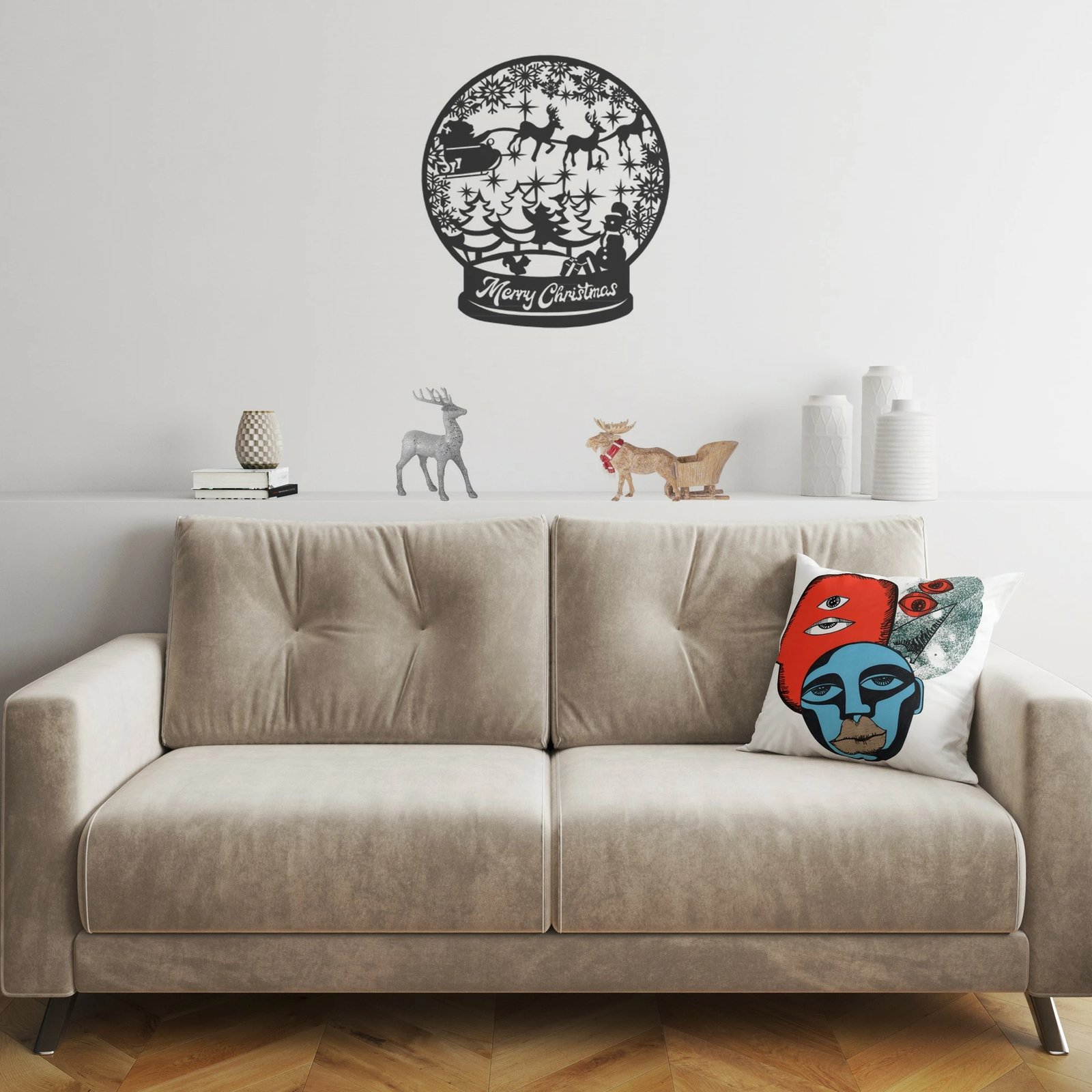 Jastëk dekorativ Evila Originals, A11978, shumëngjyrësh, 43x43cm