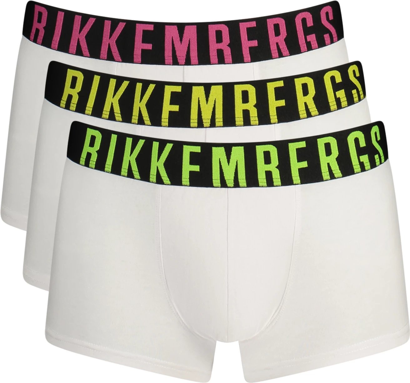 Të brendshme për meshkuj BIKKEMBERGS boxer, të bardha