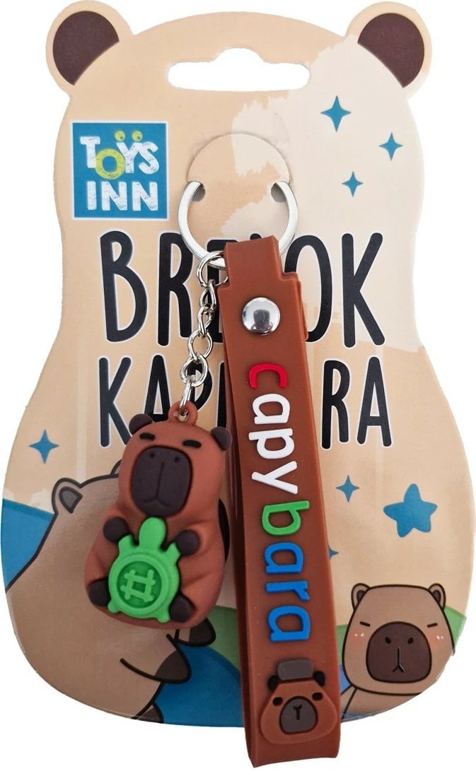 Varëse çelësash Stnux Capybara, set 12 copë, metal dhe gomë, shumëngjyrëshe