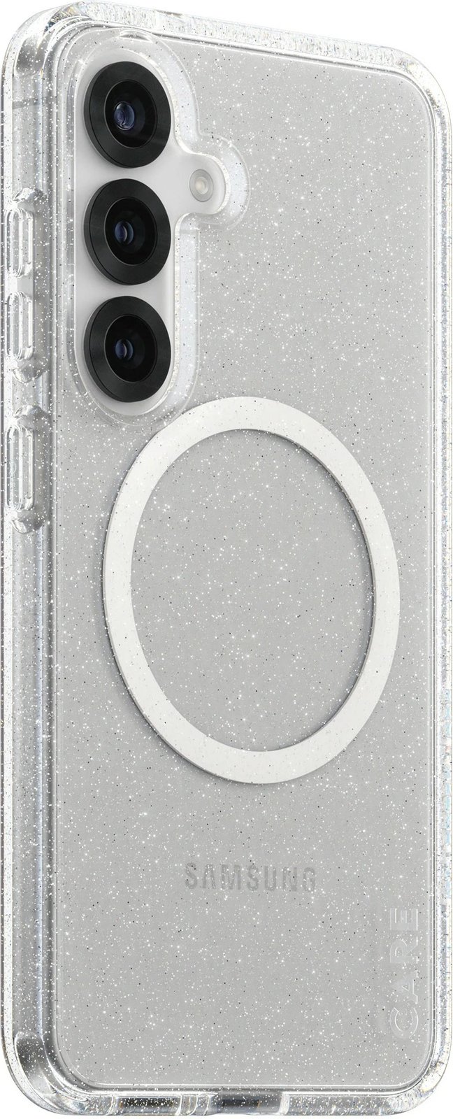 Mbështjellës PanzerGlass CARE Flagship Star Lit, për Samsung Galaxy S25, transparent, QI compatible