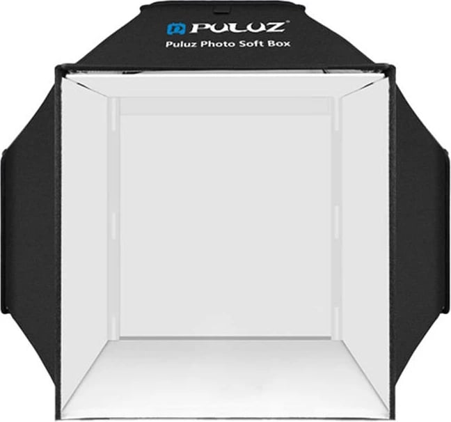 Tendë studioje Puluz PU5042EU, 40x40x40cm, 480 LED, 5500K, me sfonda, e zezë