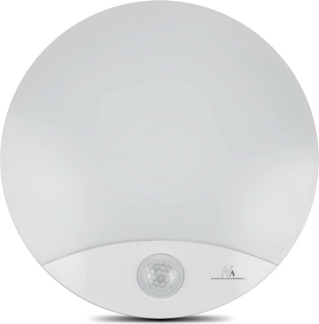 Lampë LED me sensor lëvizjeje Maclean MCE357W 10W 900lm 4000K IP44, e bardhë