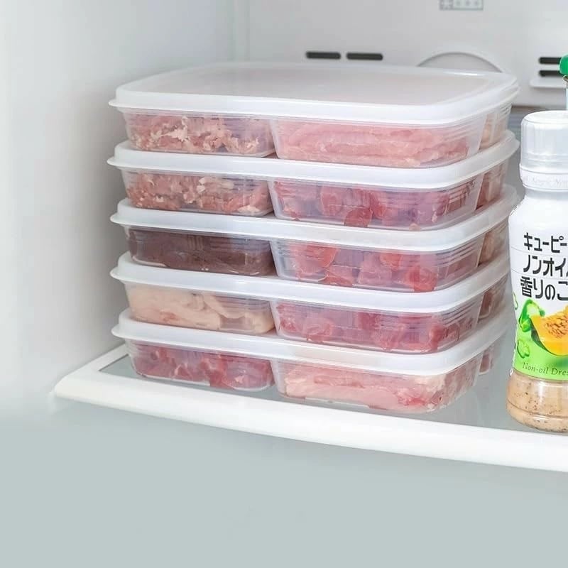 Set kuti plastike për organizim (6 copë), Hermia Concept, transparent, 400 ml