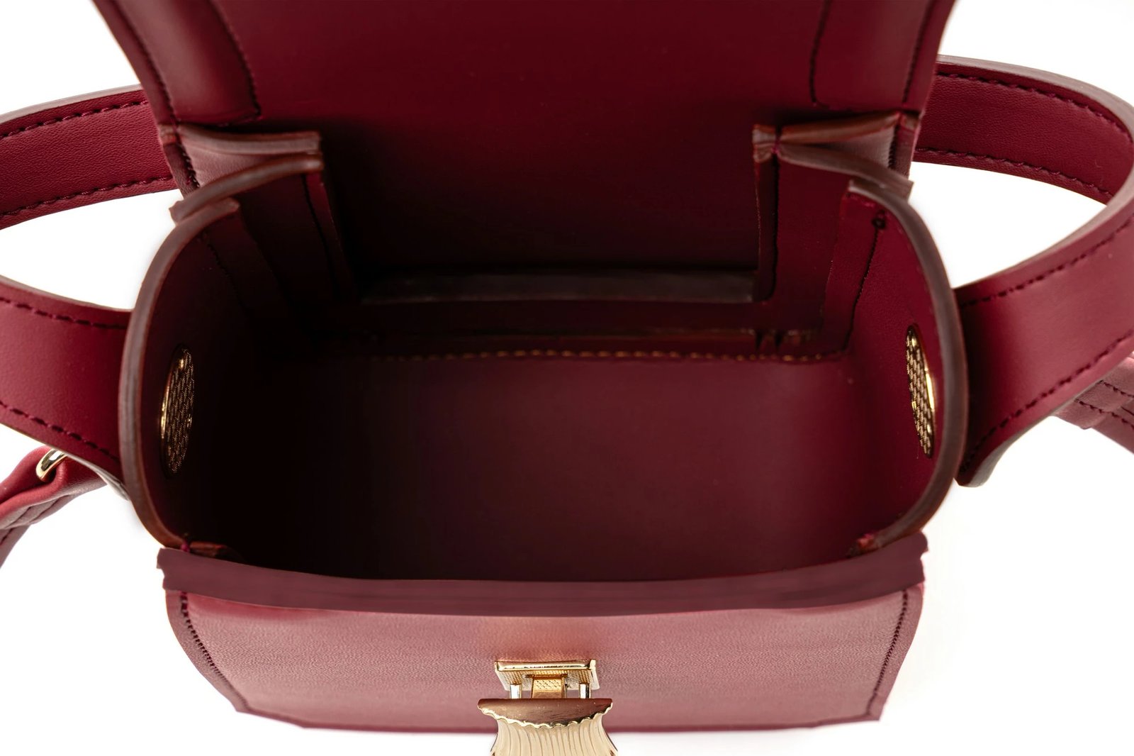 Çantë krahu crossbody, ngjyrë e kuqe Claret, Vince Camuto