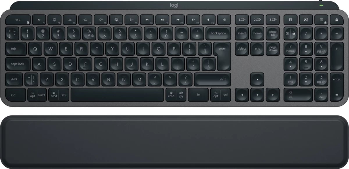 Tastierë, Logitech, MX Keys S 920-011589, layout US International, e zezë