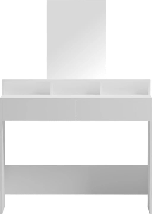 Tavolinë grimimi Frentsel, ngjyrë e bardhë, 100x40x140cm