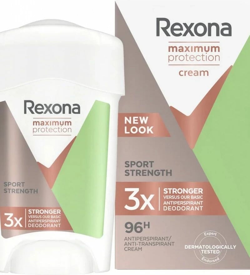 Deodorant Rexona Cream Maximum Protection Sport Strength, 45 ml
