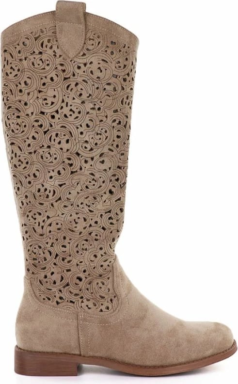 Çizme për femra S.Barski HY61-8023, bezhë