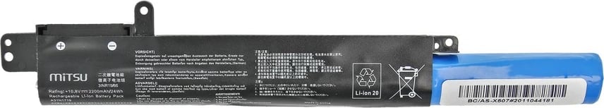 Bateri laptop Mitsu BC/AS-X507, 2200 mAh, 10.8V, për Asus X507UA/X507UB
