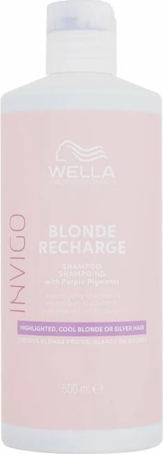Shampon për femra Wella Professionals Invigo Blonde Recharge, 500ml