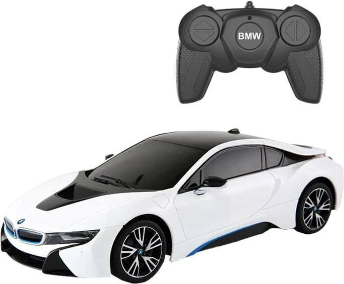 Makine me telekomandë RASTAR BMW i8, 1:18, e bardhë