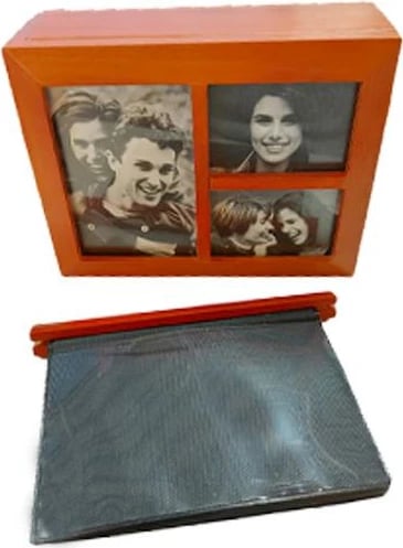 Kuti druri me korniza dhe album foto NEXT, Y15.5x7x20