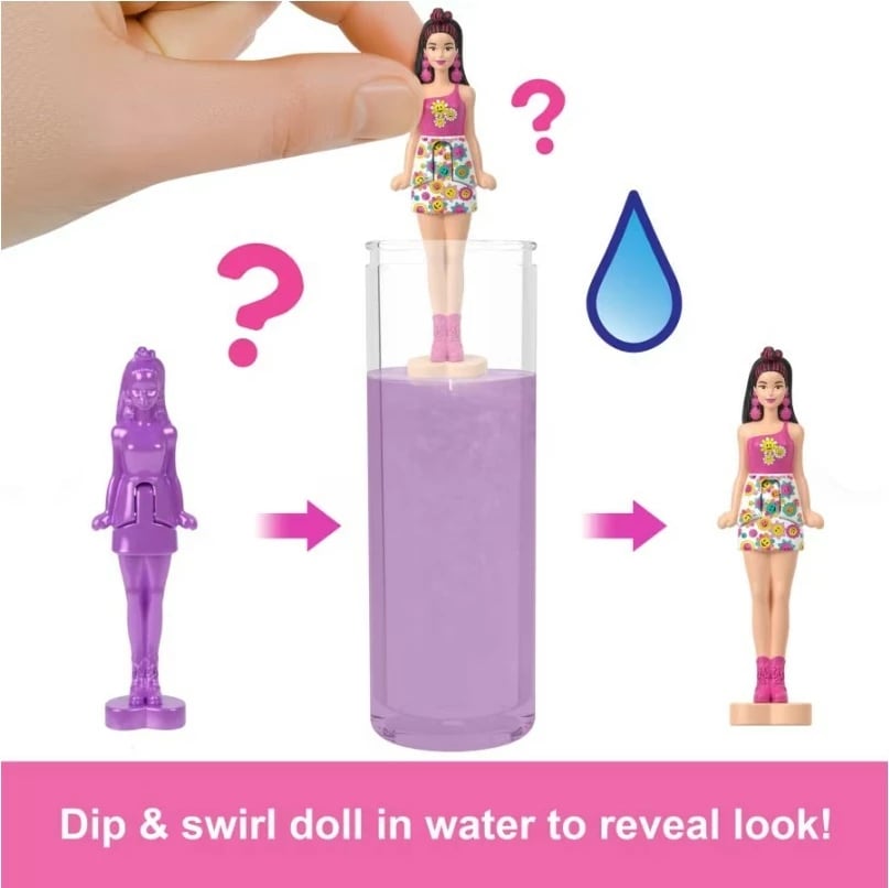 Kukull Mini Barbie Color Reveal Mattel JCR08, 3.5 cm, për vajza