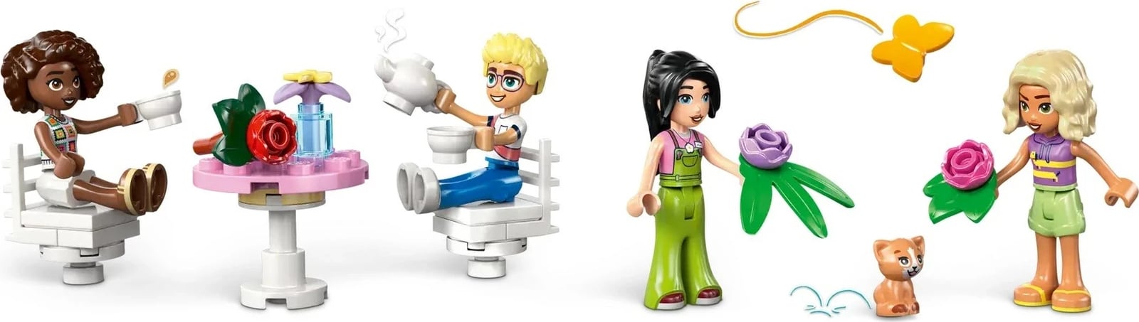 Set LEGO Friends 42671 Plant Café & Flower Shop, 1138 pjesë, për fëmijë 9+ vjeç