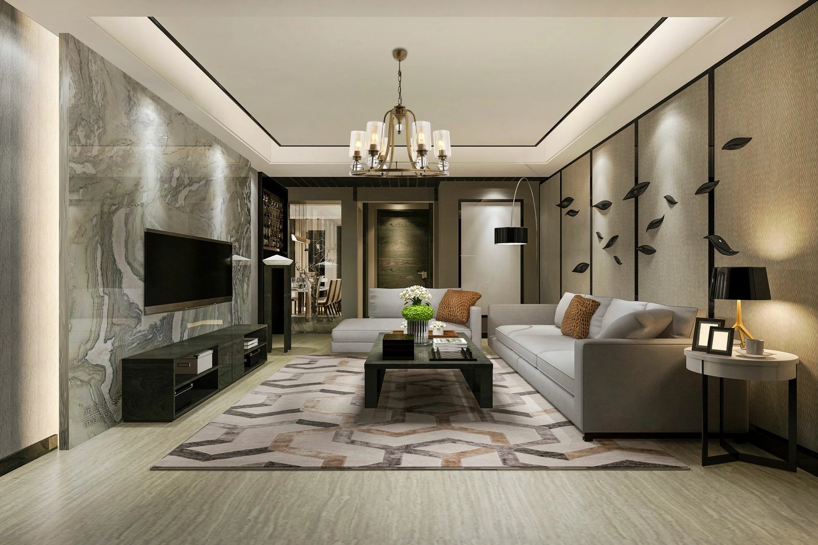 Llambadar Opviq, AV-1597-6E, ngjyrë antike, 6 vende