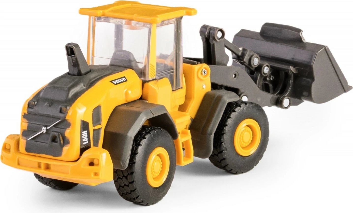 Lodër ngarkues Daffi Volvo Mini L60H, metal dhe plastikë, për djem, e verdhë/gri/zezë