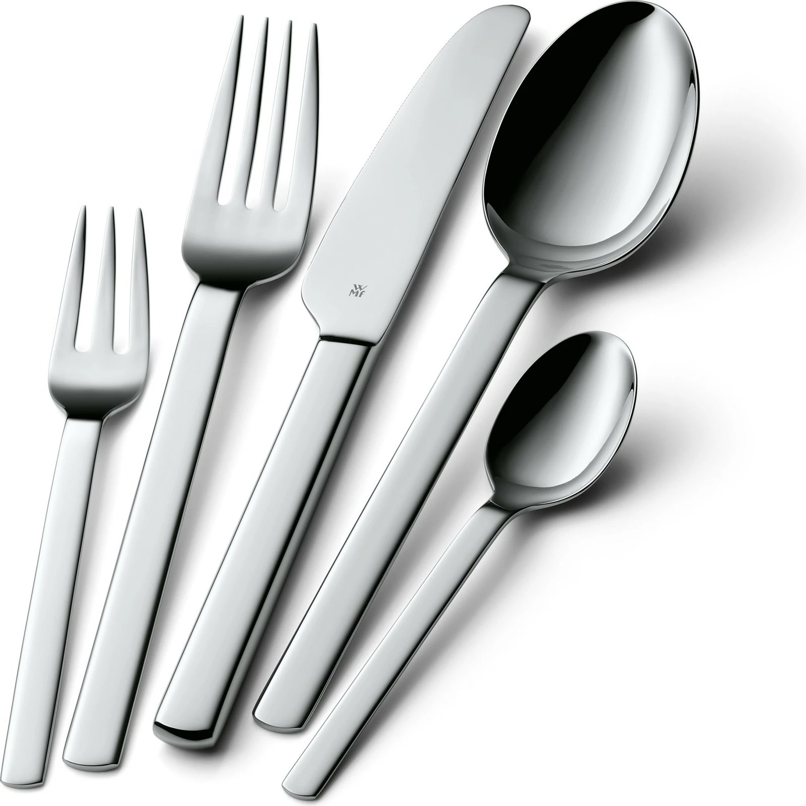 Set lugë-pirun-thikë WMF Palma 30 copë, inox