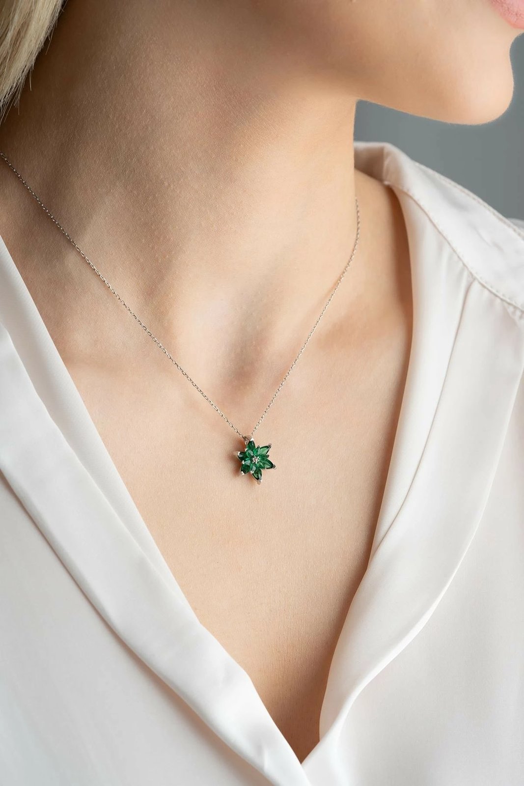 Qafore argjendi, ngjyrë e gjelbër, Jumeon, NRZ999361