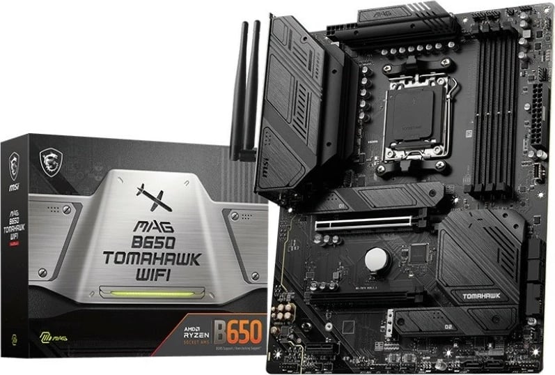 Pllakë amë MSI MAG B650 TOMAHAWK WIFI, Socket AM5, ATX, DDR5, e zezë