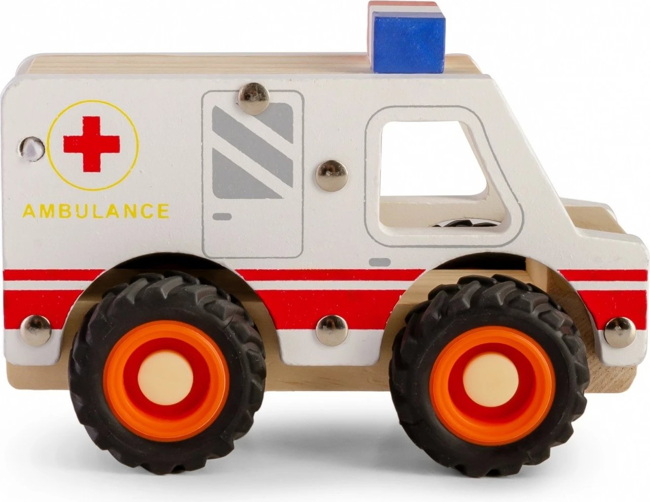 Lodër ambulancë prej druri Daffi D-135, shumëngjyrëshe