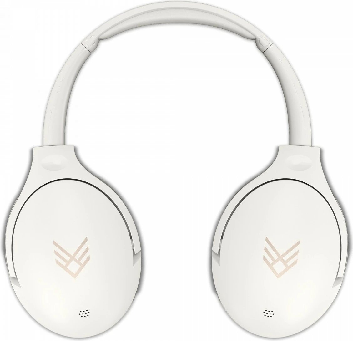 Kufje Audeeo Serene Hush Pro, over-ear, wireless, ANC, 35h, Krem