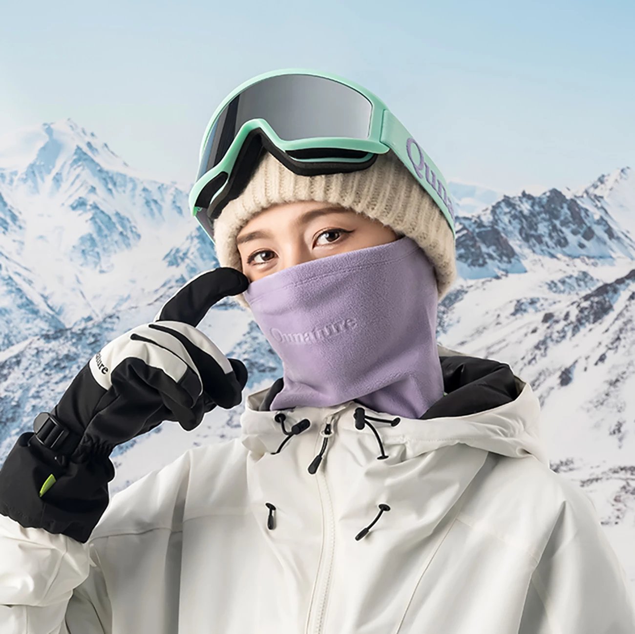 Shall ski Qunature Oli, L, rozë